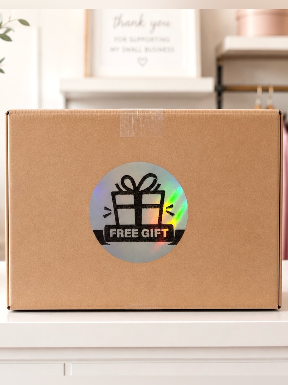 Free Gift Holographic Stickers-100ct.
